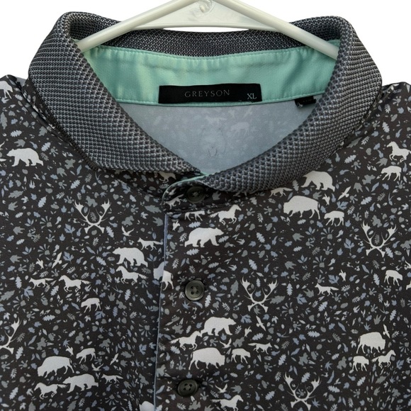 Greyson Buffalo Solider Golf Polo - Matterhorn - Size XL - Picture 8 of 14